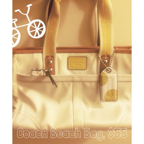 100% authentic Coach Small Tote Bag, $55