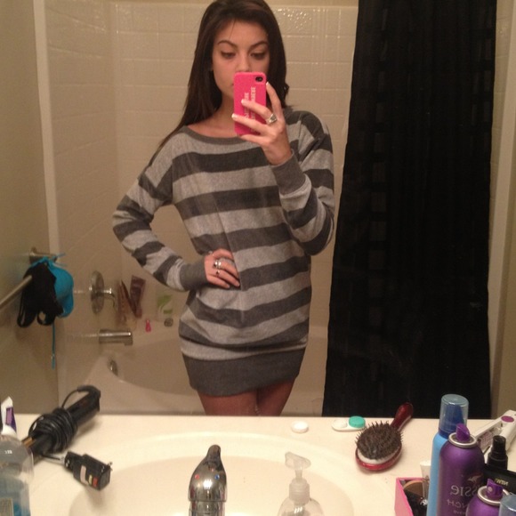 Juicy Couture velour stripped dress!