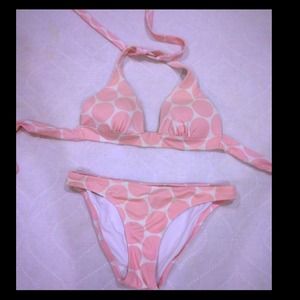 🚫SOLD🚫Pink polka dot bikini