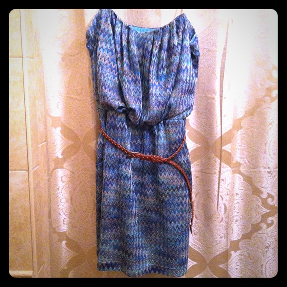 Strapless summer dress