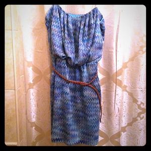 Strapless summer dress