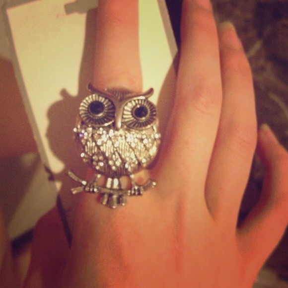 Owl ring (stretchy)