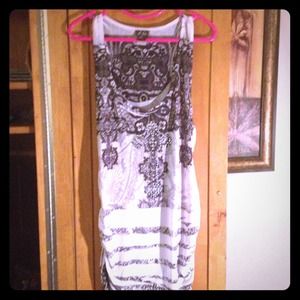 **Reserved**Stretch dress/top studded cross