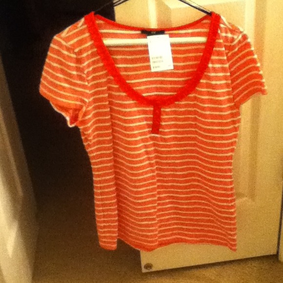 Red and white stripped shirt - Picture 3 of 3