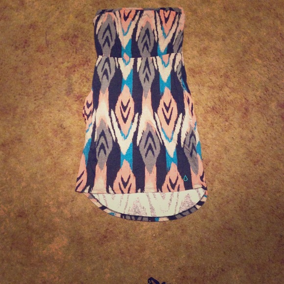 Strapless dress!
