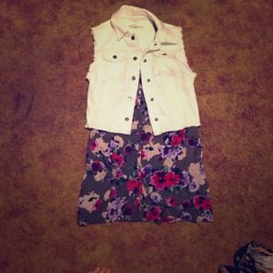 White denim jacket
