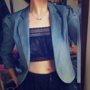 🚫SOLD🚫 Gray pinstripe blazer
