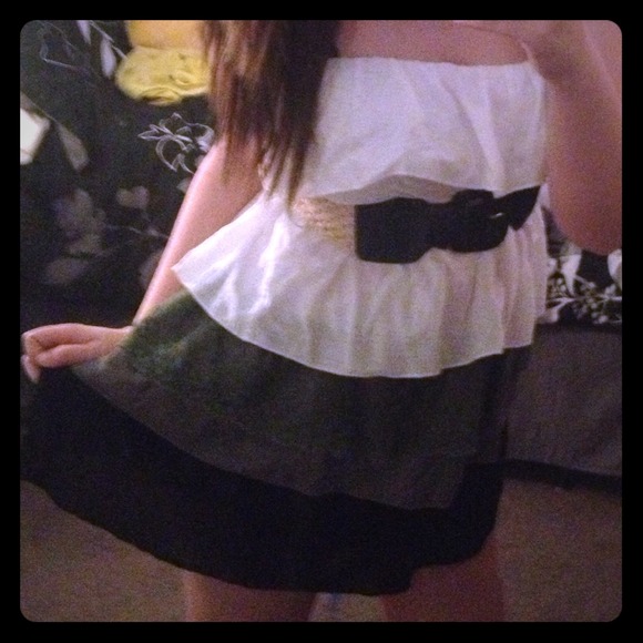 Strapless beach dress