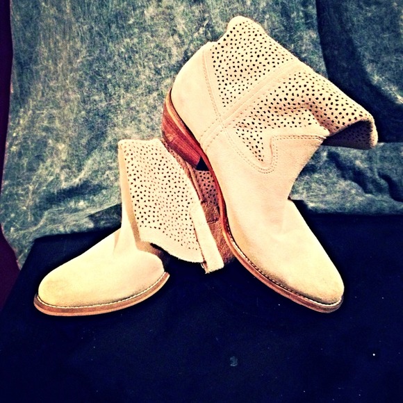 BCBG Leather Cowboy Boots