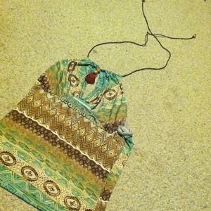 Tank top tribal pattern