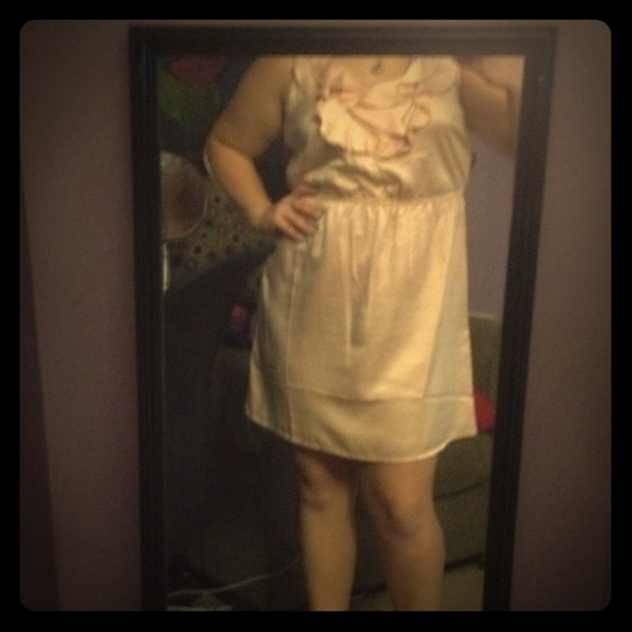 Pink/pearl elegant dress