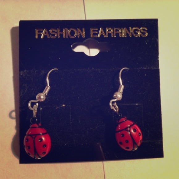 Cute ladybug earrings!!!