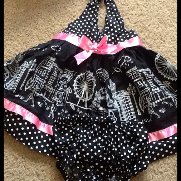Halter top dress. 6-9m
