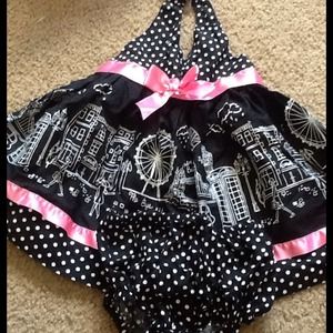 Halter top dress. 6-9m