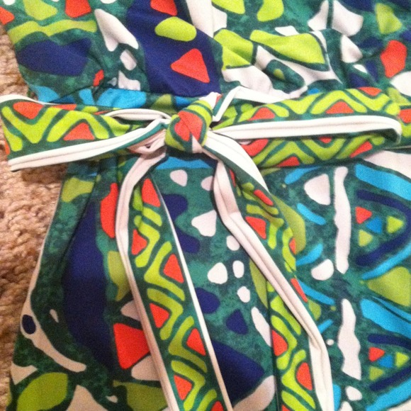 TRINA TURK one shoulder dress - Picture 2 of 3