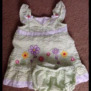 Baby girl dress & under shorts