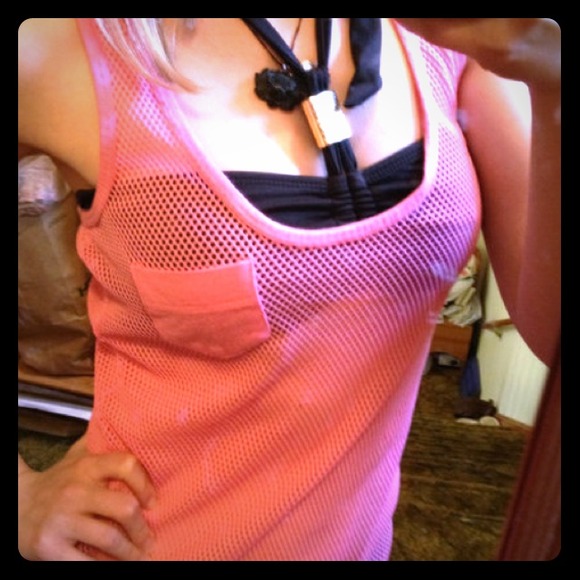 🌺SALE!🌺VS pink eyelet swim cover up