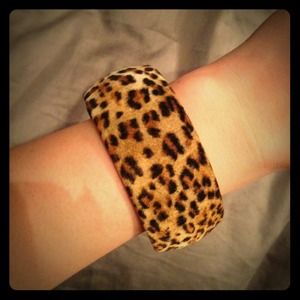 Leopard print bangle