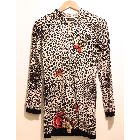 Ed Hardy Zip Up Sweater