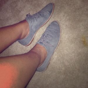 Grey oxfords from Gap