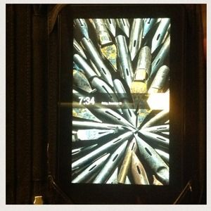 Kindle Fire with Coach case