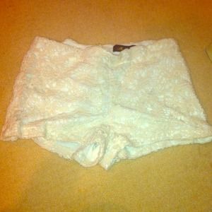 Lace shorts