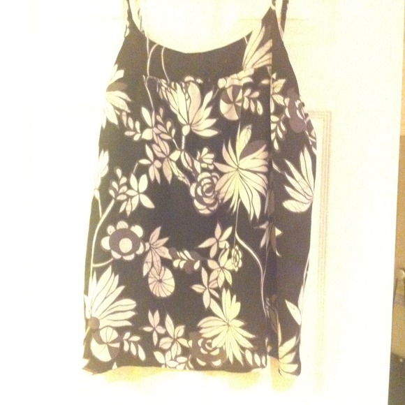 Flower silky top