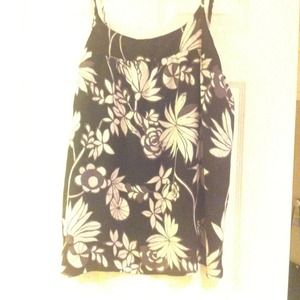 Flower silky top