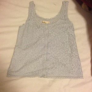 Hollister lace shirt
