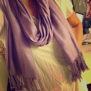 Lavender pashmina scarf