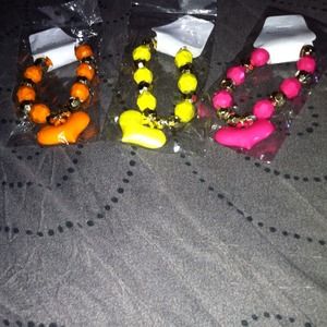 Charm bracelets with heart