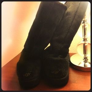 RESERVED!-Tall black uggs size 7.5