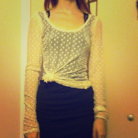SOLD Free People mesh top