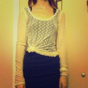 SOLD Free People mesh top