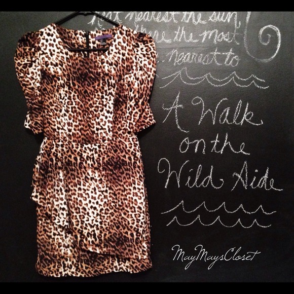 Forever 21 Dresses & Skirts - 🎀 Host Pick 2x 🎀 Cheetah Dress Ruffle Size Small