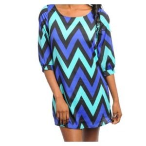 L Chevron dress @mleeex3