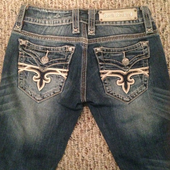 Rock revival buckle jeans