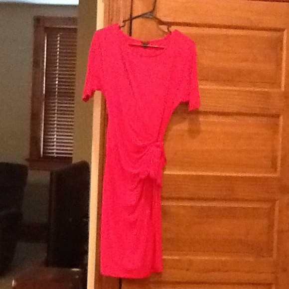 Hot pink dress