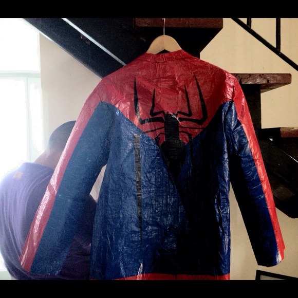 Spiderman duct tape jacket - Picture 2 of 2