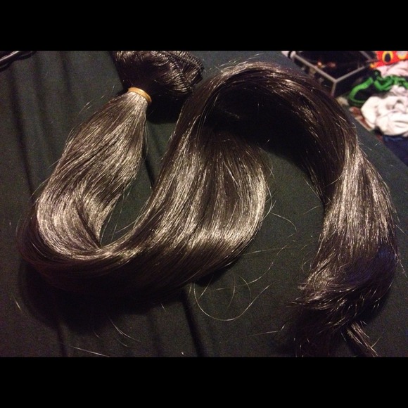 On HOLD!!! Clip in hair extensions dark brown