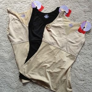 *Bundle* Spanx Hide & Sleek Tanks - Nude/Black