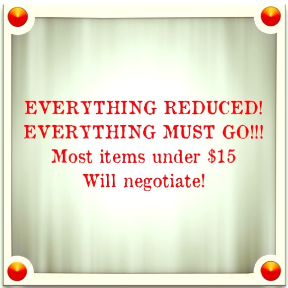 🚨EVERYTHING MUST GO!
