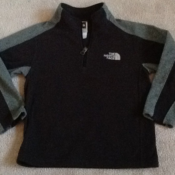 🎈SALE! N. Face gray & black boys fleece pullover