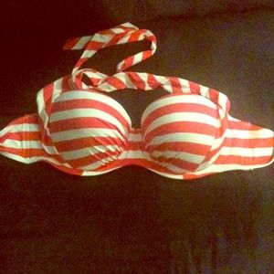 Old Navy striped xl bikini top