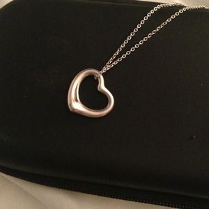 Tiffany and co heart necklace