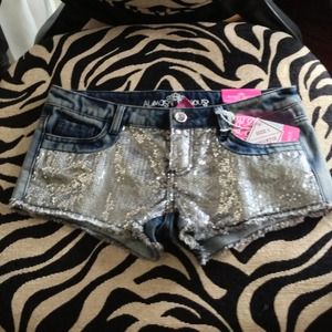 Almost Famous Sequin Shorts