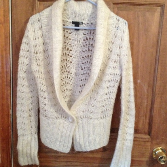 Beautiful knit white sweater
