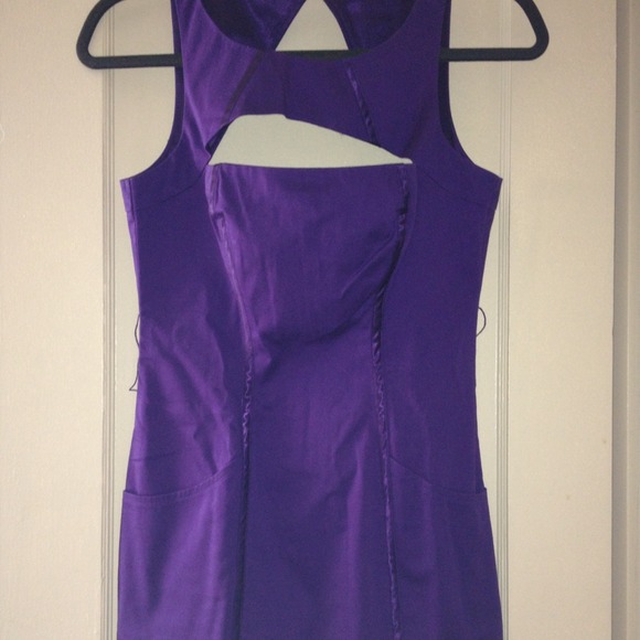 Bebe purple dress... Used it 1 time...