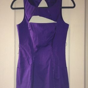 Bebe purple dress... Used it 1 time...
