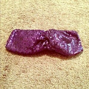 Mardi Gras sequin bandeau!